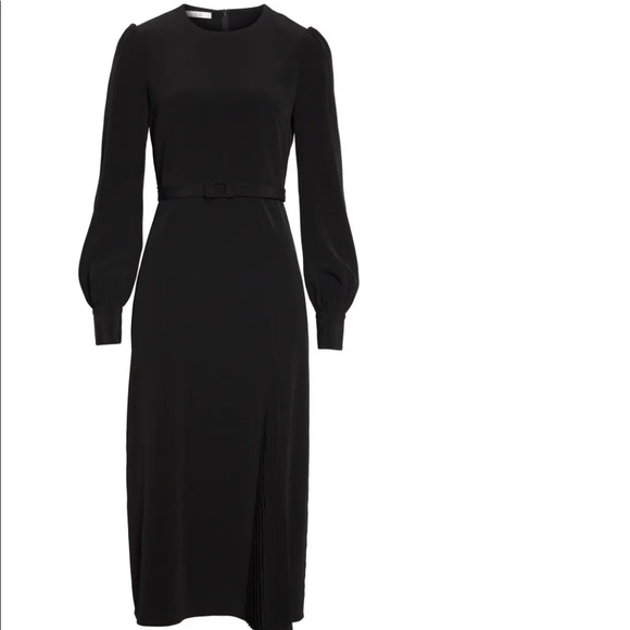 CO Essentials Pleated Panel Midi Dress | NWT | Size XS - Picture 8 of 15